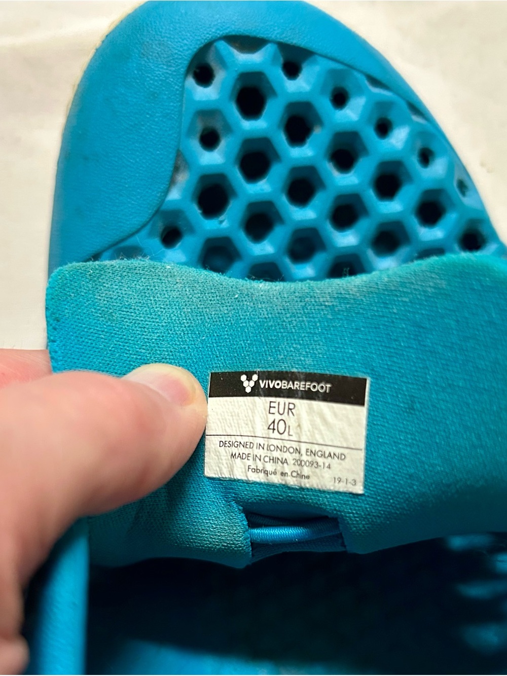 Vivo Barefoot Turquoise Honeycomb Water Shoe - Picture 2 of 6